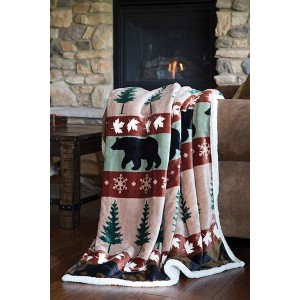 Cascade Ridge Plush Throw