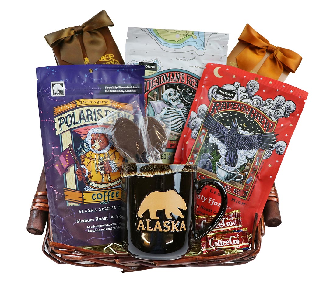 The Alaska's Wake Up Call Gift Basket.